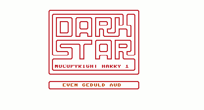 Dark star Title Screen